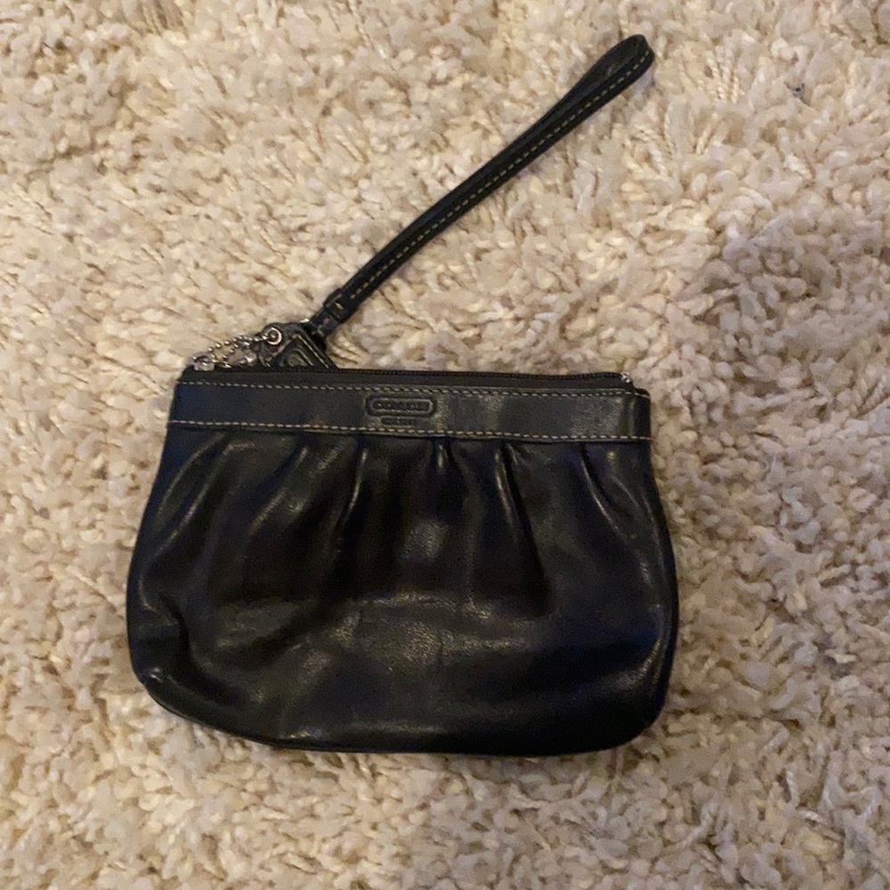 Coach Wristlet- black